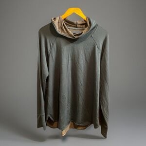 RBX Womens Large Teal Hooded Top